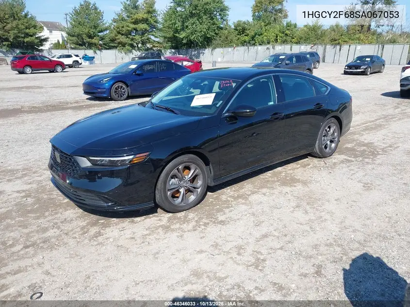 2025 HONDA ACCORD VIN 1HGCY2F68SA067053 — фото 2
