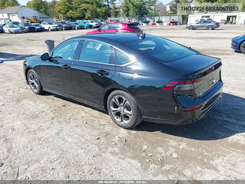 2025 HONDA ACCORD VIN 1HGCY2F68SA067053 — фото 3
