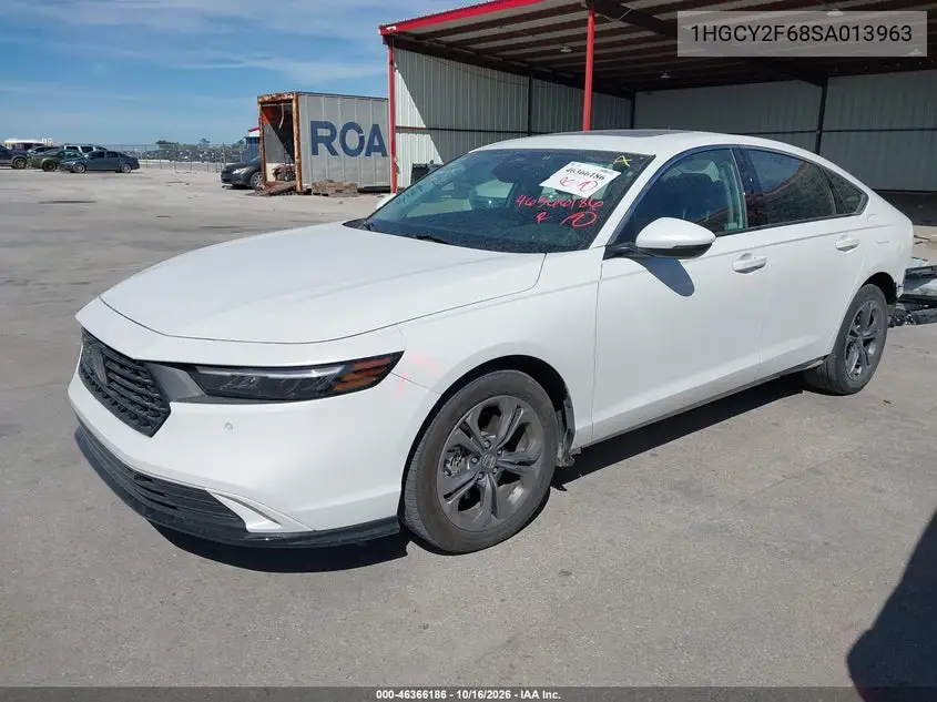 2025 HONDA ACCORD VIN 1HGCY2F68SA013963 — фото 2