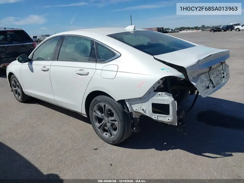 2025 HONDA ACCORD VIN 1HGCY2F68SA013963 — фото 3