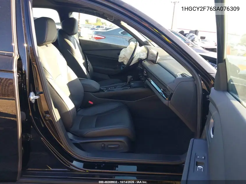 2025 HONDA ACCORD VIN 1HGCY2F76SA076309 — фото 5