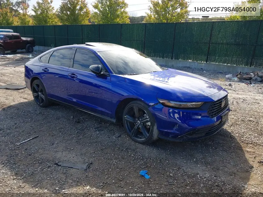 HONDA ACCORD 2025, VIN 1HGCY2F79SA054000