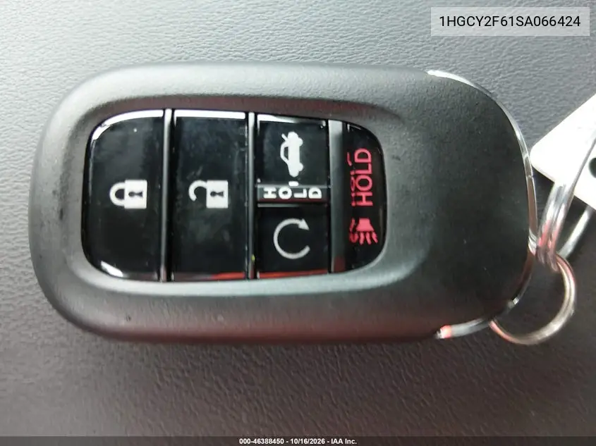 2025 HONDA ACCORD VIN 1HGCY2F61SA066424 — фото 11