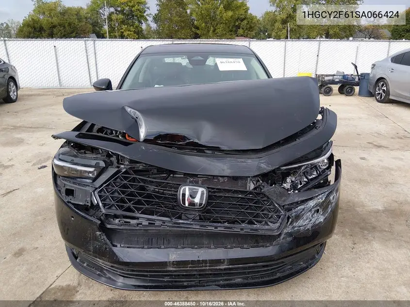 2025 HONDA ACCORD VIN 1HGCY2F61SA066424 — фото 12
