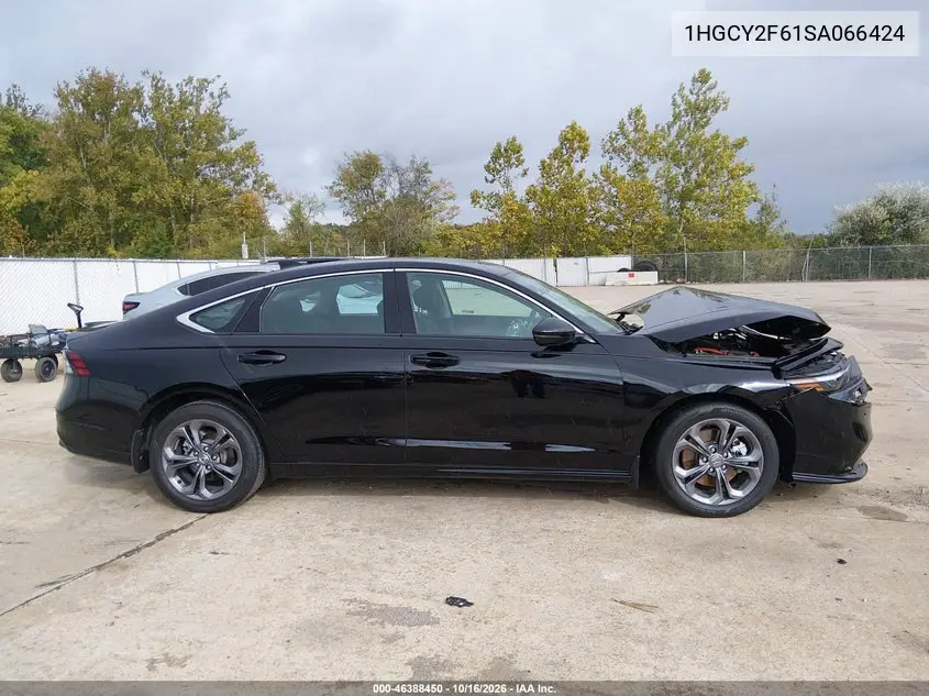 2025 HONDA ACCORD VIN 1HGCY2F61SA066424 — фото 13