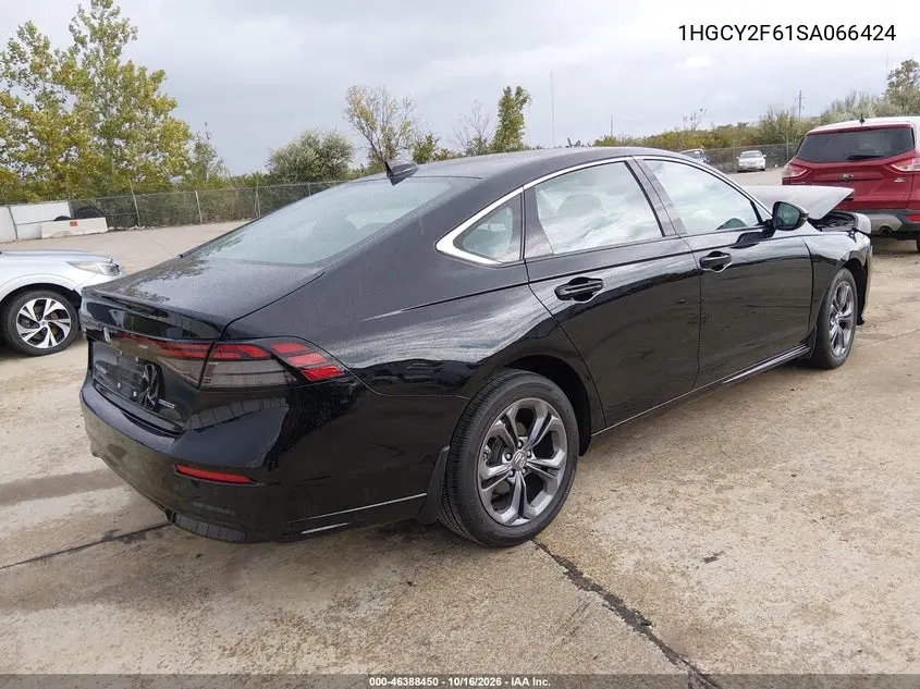 2025 HONDA ACCORD VIN 1HGCY2F61SA066424 — фото 4