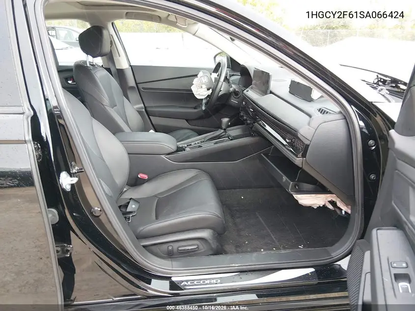 2025 HONDA ACCORD VIN 1HGCY2F61SA066424 — фото 5
