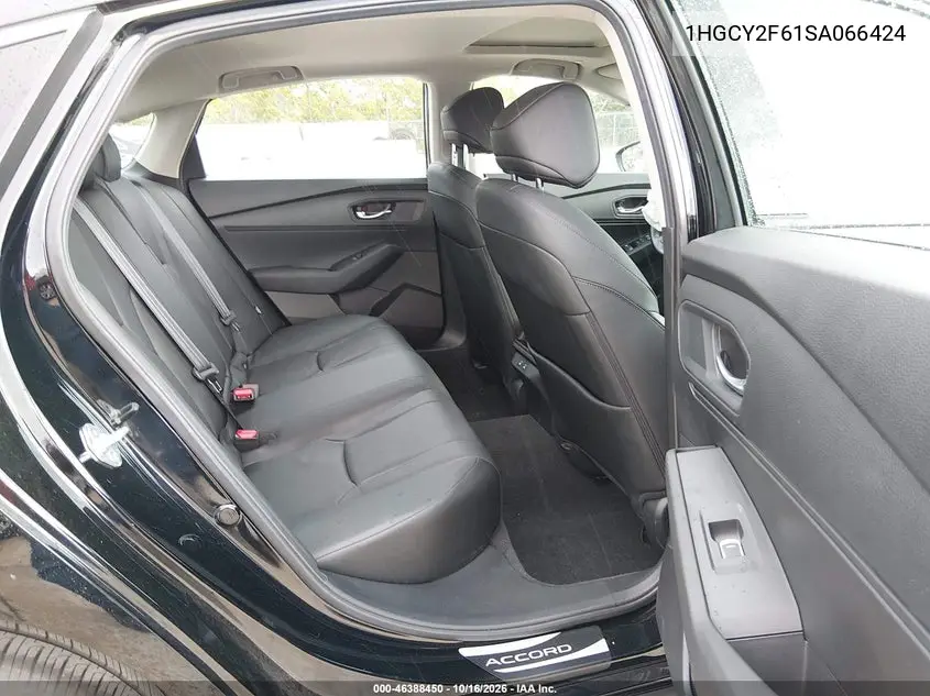 2025 HONDA ACCORD VIN 1HGCY2F61SA066424 — фото 8