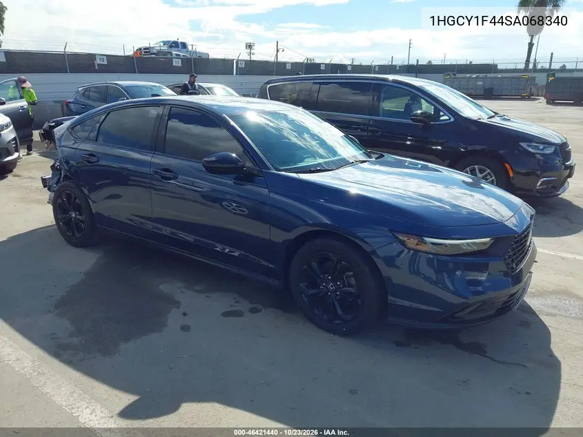 HONDA ACCORD 2025, VIN 1HGCY1F44SA068340