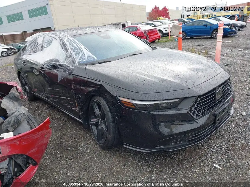 HONDA ACCORD 2026, VIN 1HGCY2F79TA800270