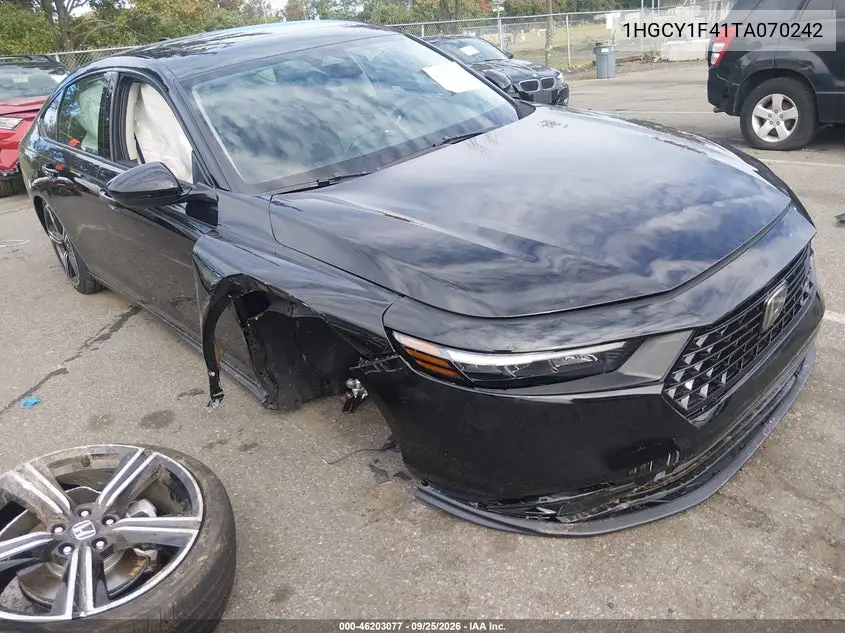 HONDA ACCORD 2026, VIN 1HGCY1F41TA070242