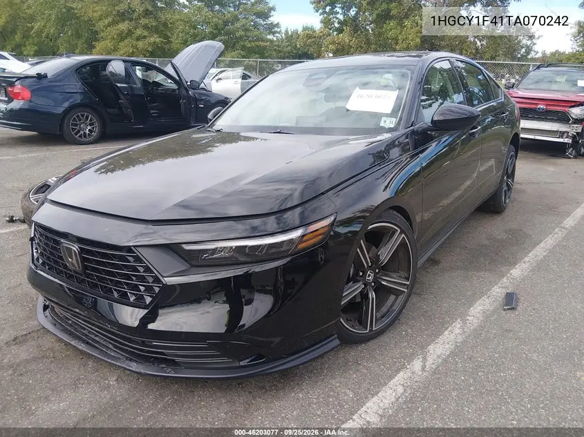 2026 HONDA ACCORD VIN 1HGCY1F41TA070242 — фото 2