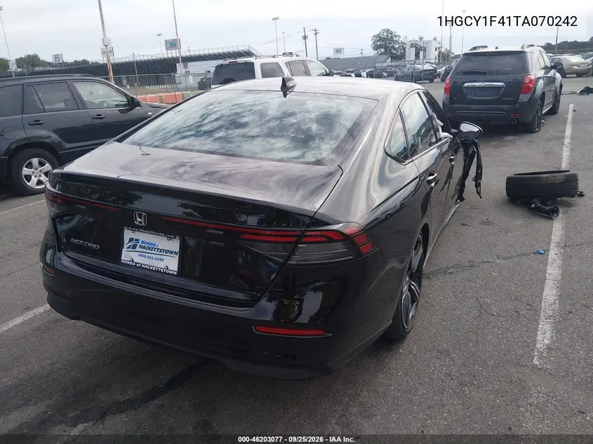 2026 HONDA ACCORD VIN 1HGCY1F41TA070242 — фото 4