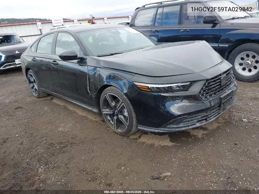 HONDA ACCORD 2026, VIN 1HGCY2F59TA029842