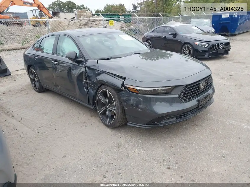 HONDA ACCORD 2026, VIN 1HGCY1F45TA004325