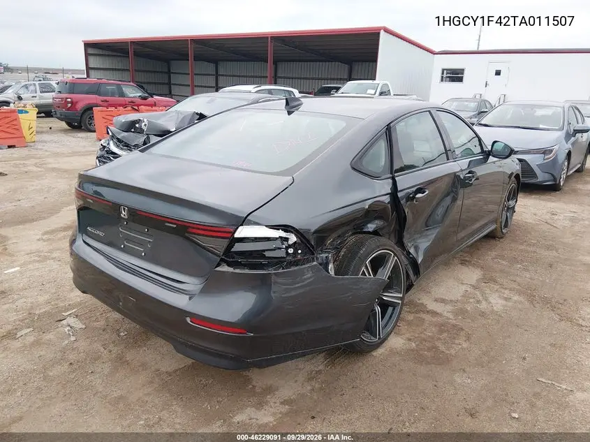 2026 HONDA ACCORD VIN 1HGCY1F42TA011507 — фото 4