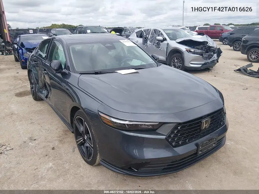 HONDA ACCORD 2026, VIN 1HGCY1F42TA016626