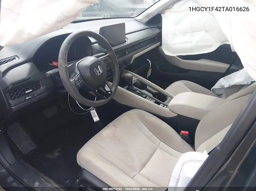 2026 HONDA ACCORD VIN 1HGCY1F42TA016626 — фото 5