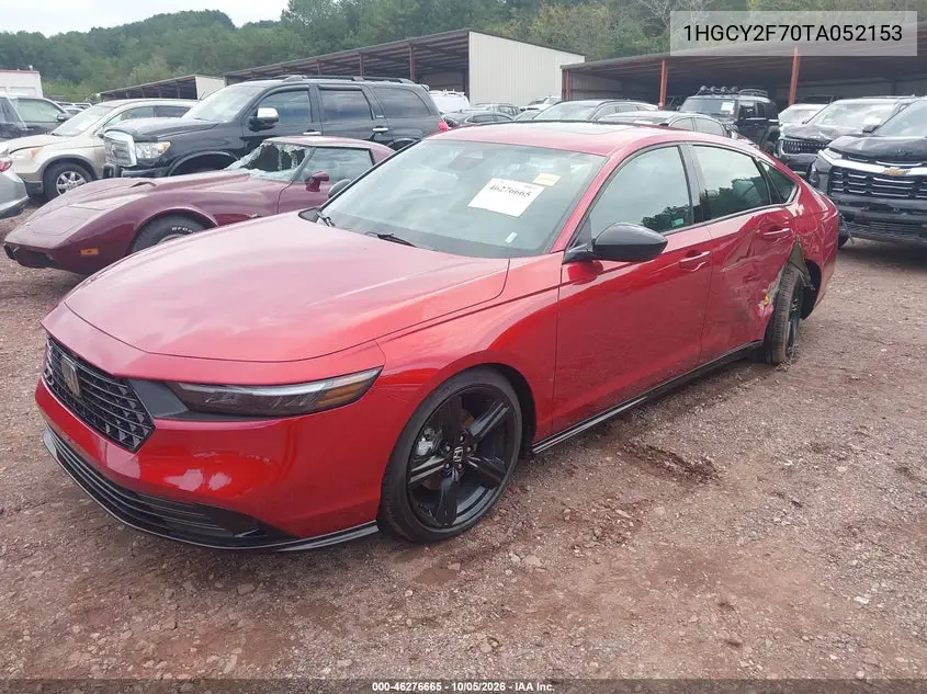 2026 HONDA ACCORD VIN 1HGCY2F70TA052153 — фото 2