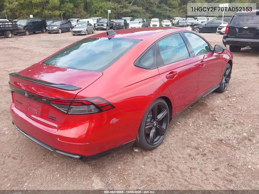 2026 HONDA ACCORD VIN 1HGCY2F70TA052153 — фото 4