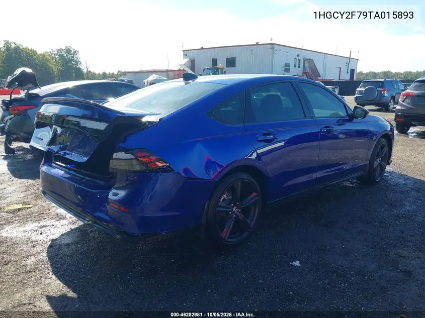 2026 HONDA ACCORD VIN 1HGCY2F79TA015893 — фото 4