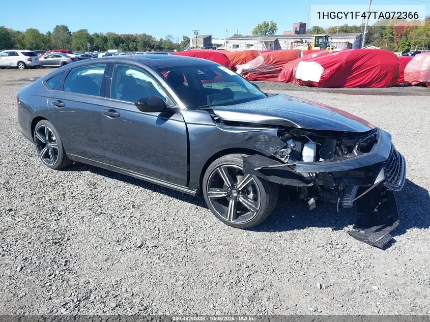 HONDA ACCORD 2026, VIN 1HGCY1F47TA072366