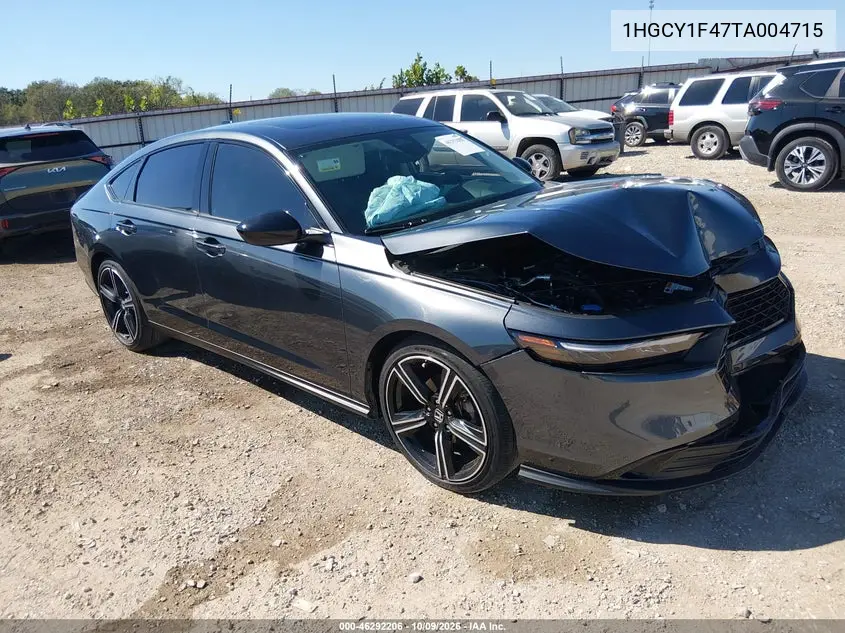 HONDA ACCORD 2026, VIN 1HGCY1F47TA004715