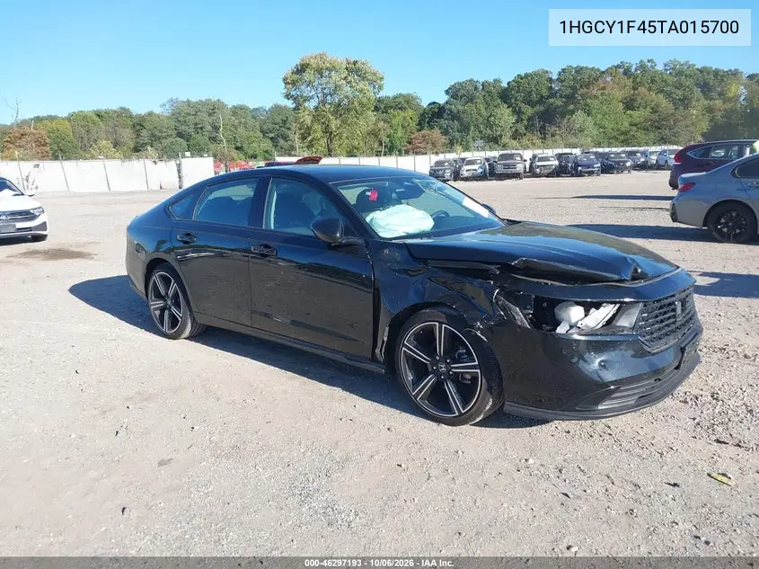 HONDA ACCORD 2026, VIN 1HGCY1F45TA015700