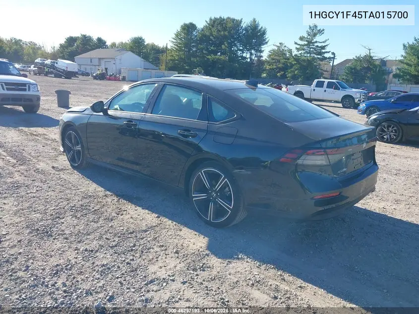2026 HONDA ACCORD VIN 1HGCY1F45TA015700 — фото 3