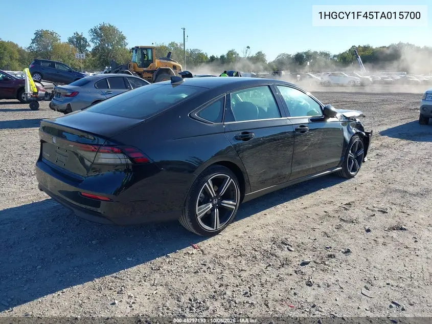 2026 HONDA ACCORD VIN 1HGCY1F45TA015700 — фото 4