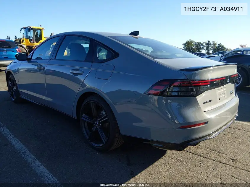 2026 HONDA ACCORD VIN 1HGCY2F73TA034911 — фото 3