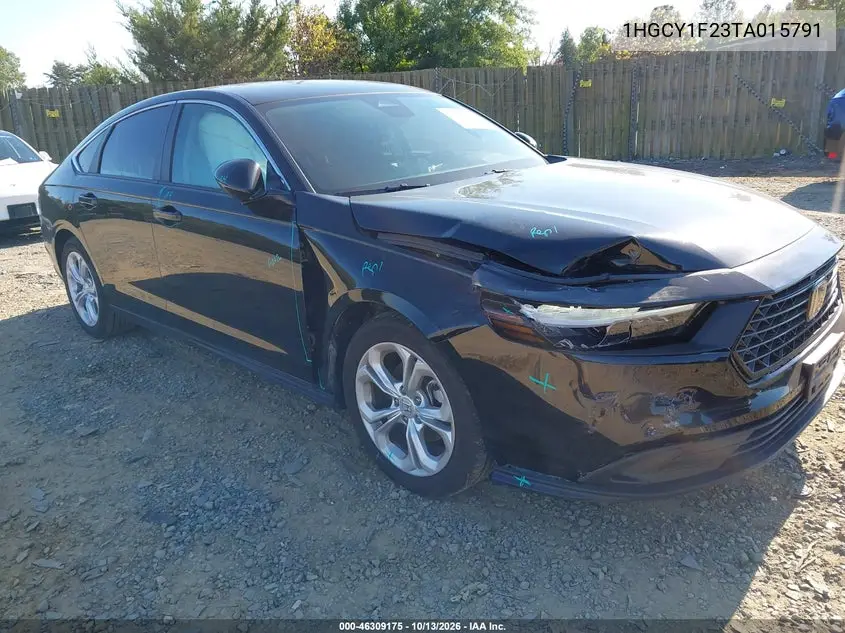 HONDA ACCORD 2026, VIN 1HGCY1F23TA015791