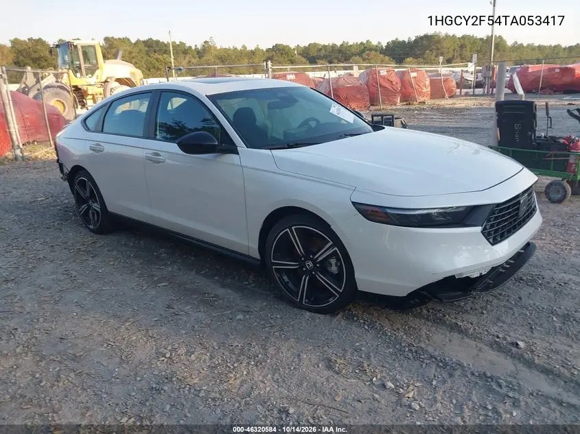 HONDA ACCORD 2026, VIN 1HGCY2F54TA053417
