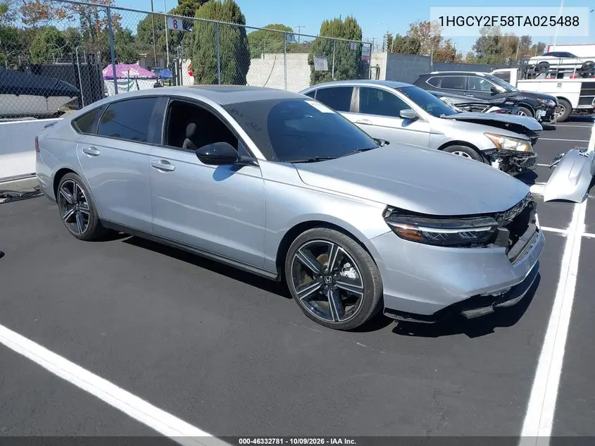 HONDA ACCORD 2026, VIN 1HGCY2F58TA025488