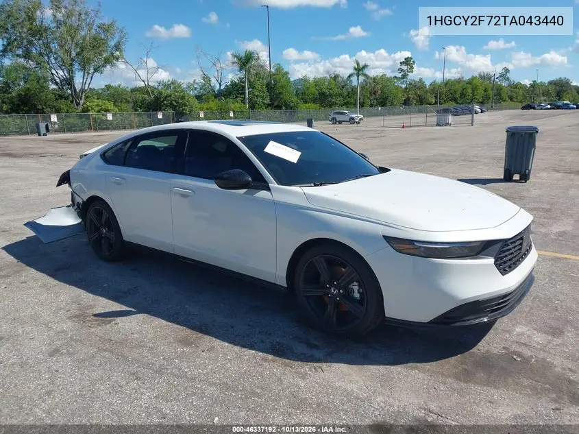 HONDA ACCORD 2026, VIN 1HGCY2F72TA043440