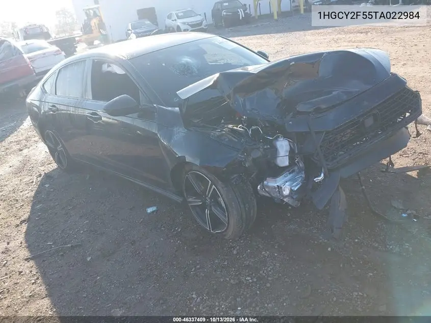 HONDA ACCORD 2026, VIN 1HGCY2F55TA022984