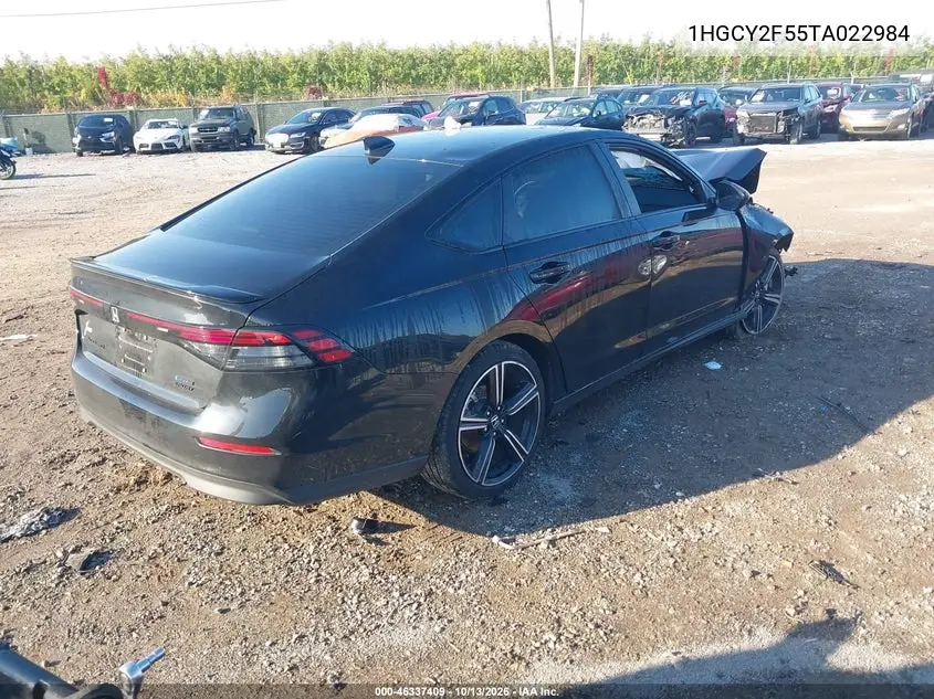 2026 HONDA ACCORD VIN 1HGCY2F55TA022984 — фото 4