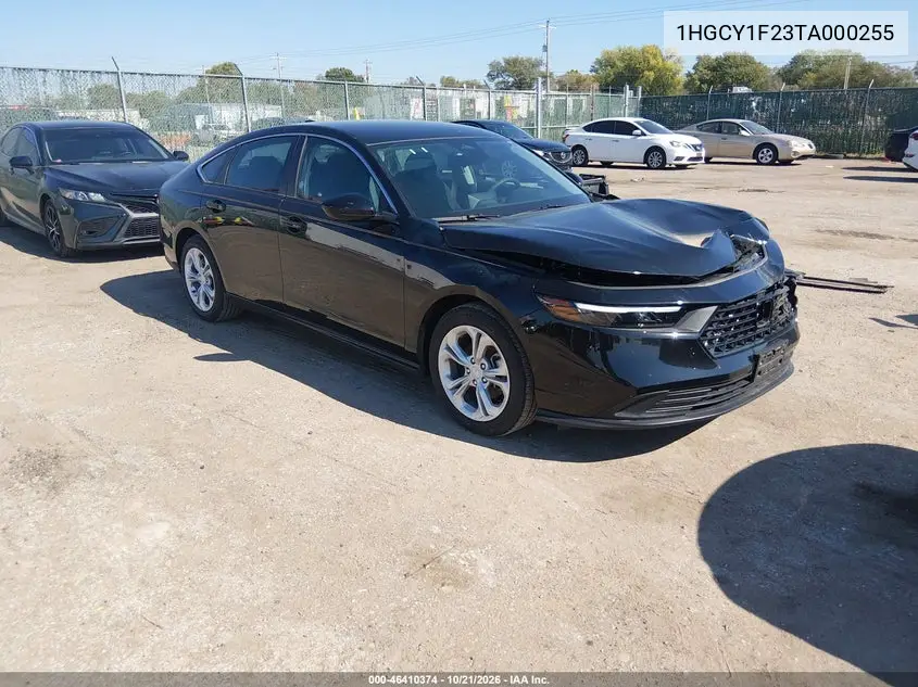 HONDA ACCORD 2026, VIN 1HGCY1F23TA000255