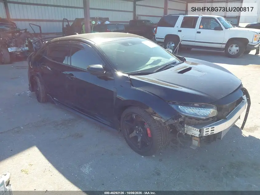HONDA CIVIC TYPE R 2020, VIN SHHFK8G73LU200817