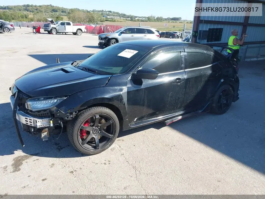 2020 HONDA CIVIC TYPE R VIN SHHFK8G73LU200817 — фото 2