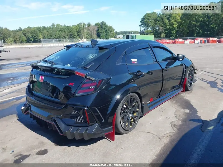 2020 HONDA CIVIC TYPE R VIN SHHFK8G70LU200581 — фото 4