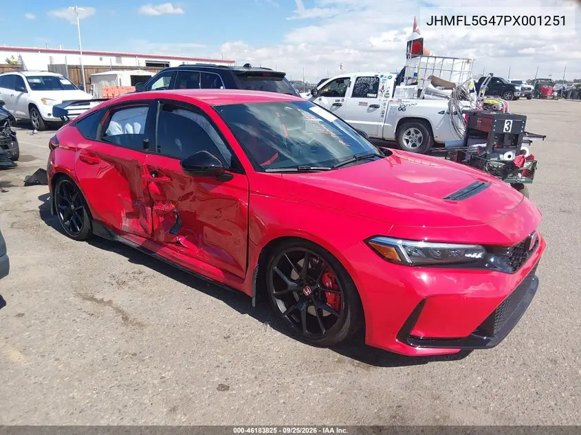 HONDA CIVIC TYPE R 2023, VIN JHMFL5G47PX001251