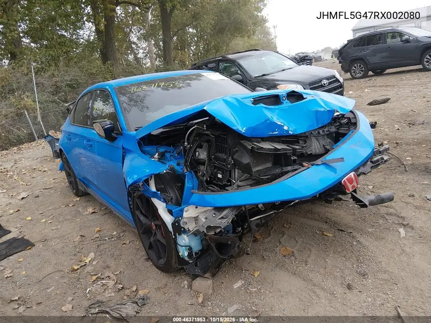 HONDA CIVIC TYPE R 2024, VIN JHMFL5G47RX002080