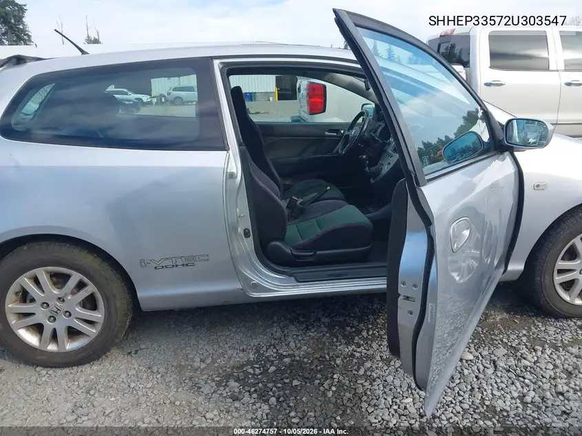 2002 HONDA CIVIC VIN SHHEP33572U303547 — фото 5