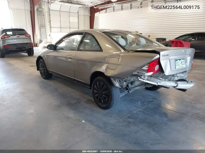 2004 HONDA CIVIC VIN 1HGEM22564L009175 — фото 3