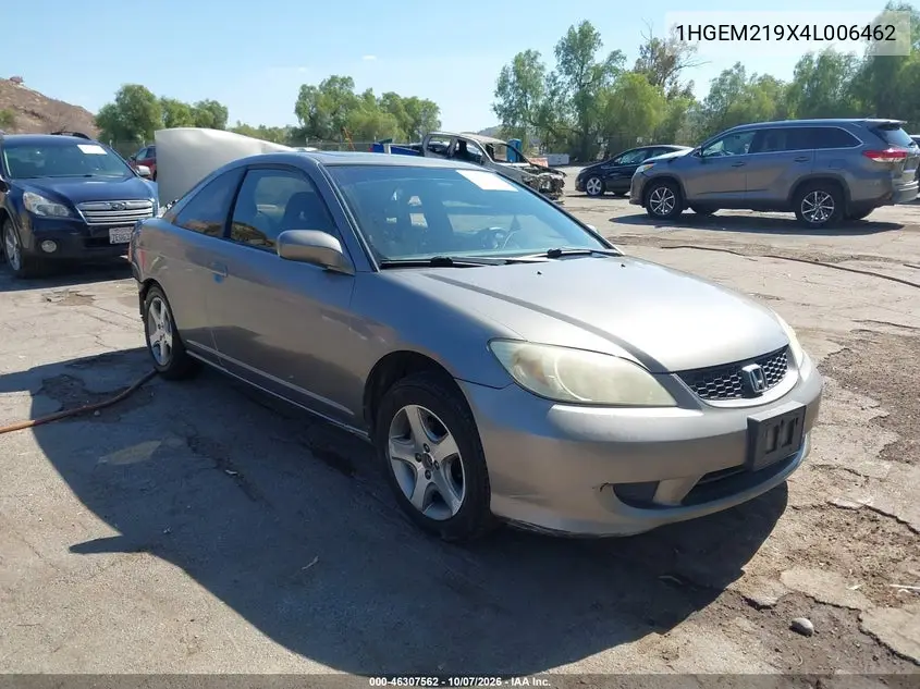 HONDA CIVIC 2004, VIN 1HGEM219X4L006462