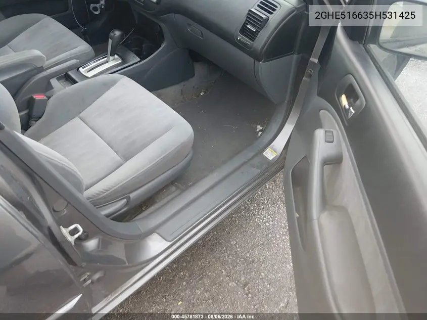 2005 HONDA CIVIC VIN 2HGES16635H531425 — фото 4