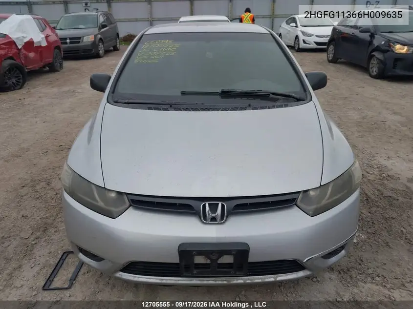 2006 HONDA CIVIC VIN 2HGFG11366H009635 — фото 13