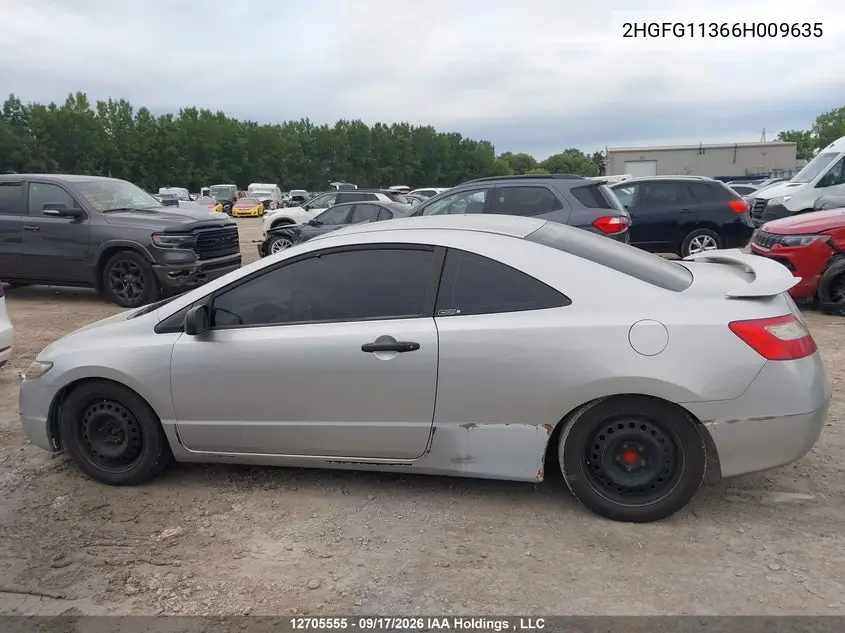 2006 HONDA CIVIC VIN 2HGFG11366H009635 — фото 15