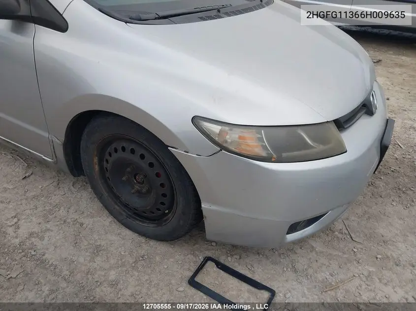 2006 HONDA CIVIC VIN 2HGFG11366H009635 — фото 19